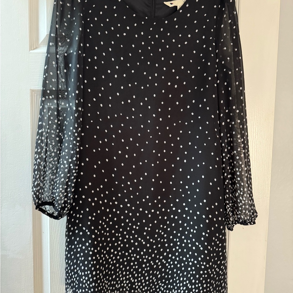 Black and White Polka Dot Dress